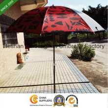 2m Black Coating Outdoor Sun Umbrella with SPF 50 (BU-0040B)